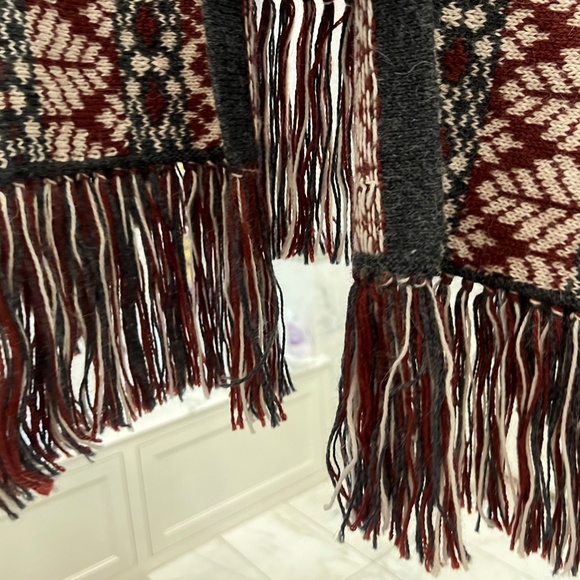 Johnny Was Meridia Fringed Sold Out Poncho Luxe Bohemian - Picture 5 of 16